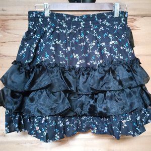 Selkie Ruffle Floral Skirt NWOT